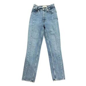Abercrombie 90’s Straight Ultra High Rise Jeans | Size 26/2 Short | Vertical Spl